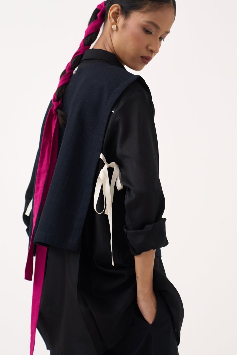 Emb. Patch Crop Overlay (Including Shirt) - Three Clothing