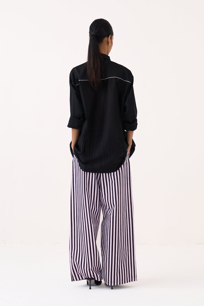 Emb. Patch Pocket Shirt - Three Clothing