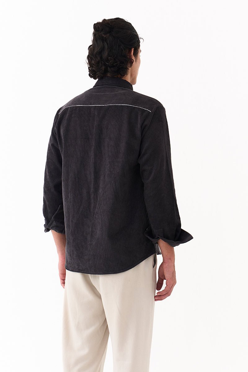 Emb. Patch Shirt - Three Clothing