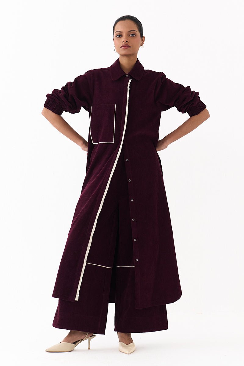 Everyday U Hem Shirt Co - Ord (Set of 2) - Three Clothing