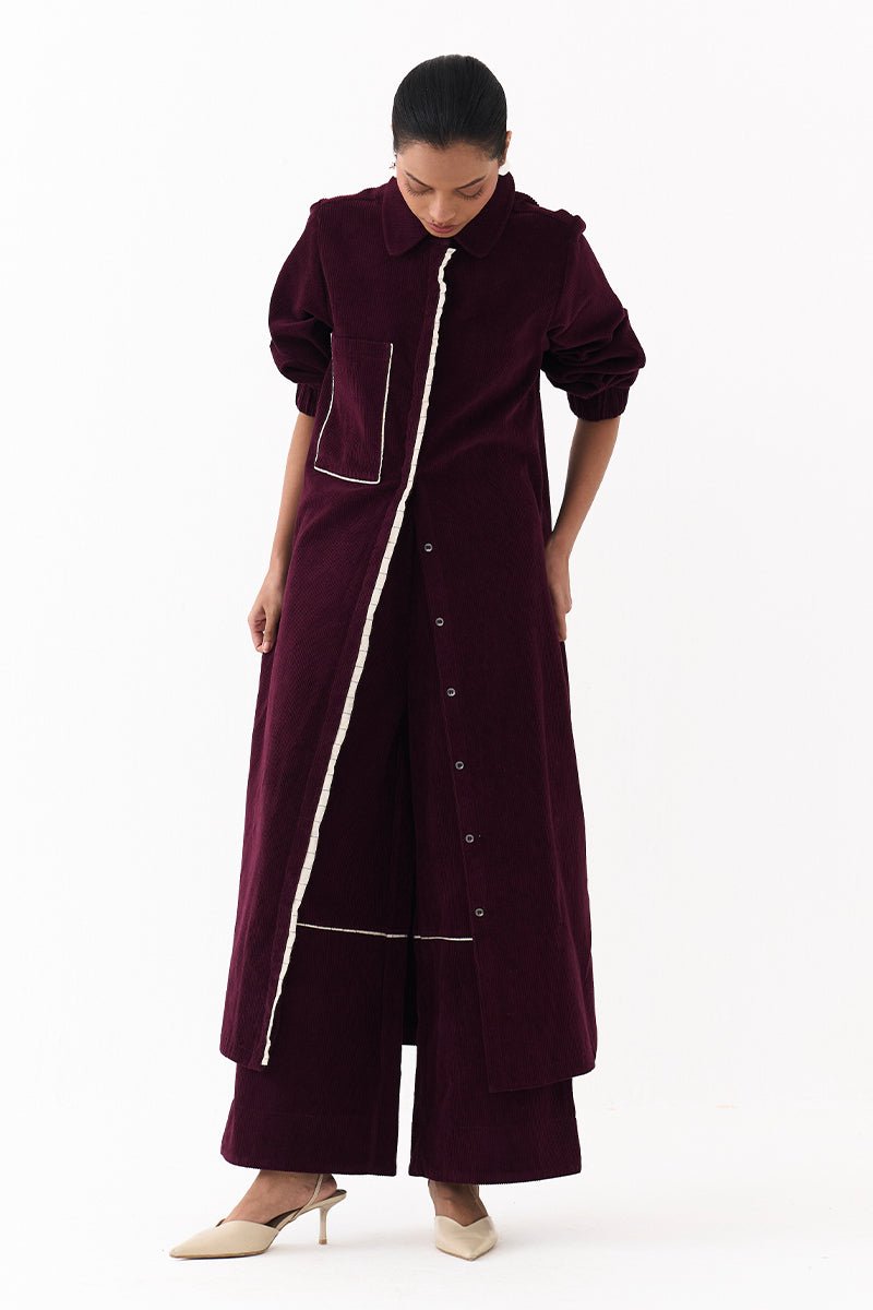 Everyday U Hem Shirt Co - Ord (Set of 2) - Three Clothing