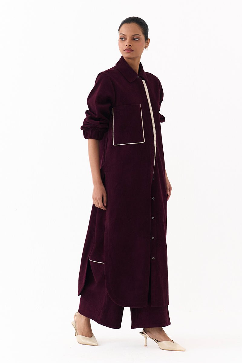 Everyday U Hem Shirt Co - Ord (Set of 2) - Three Clothing