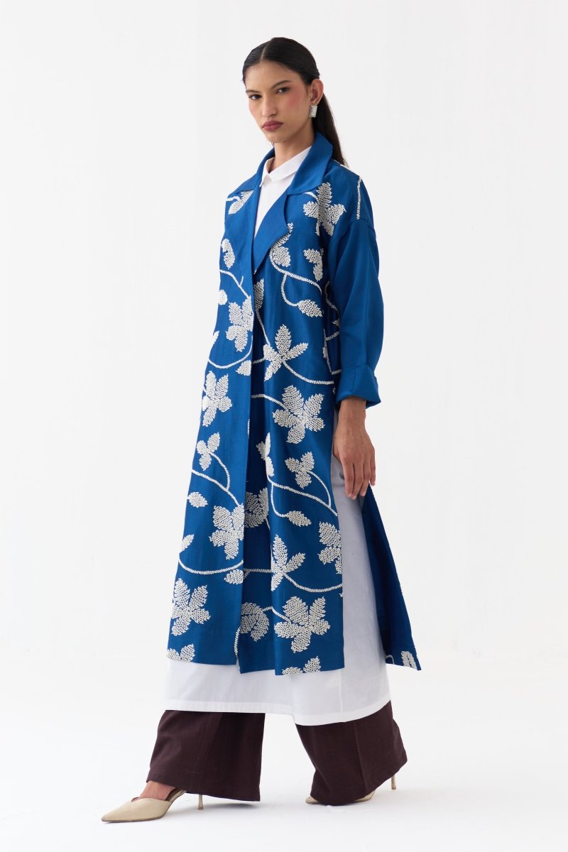 Floral All Over Emb. Overlay - Three Clothing