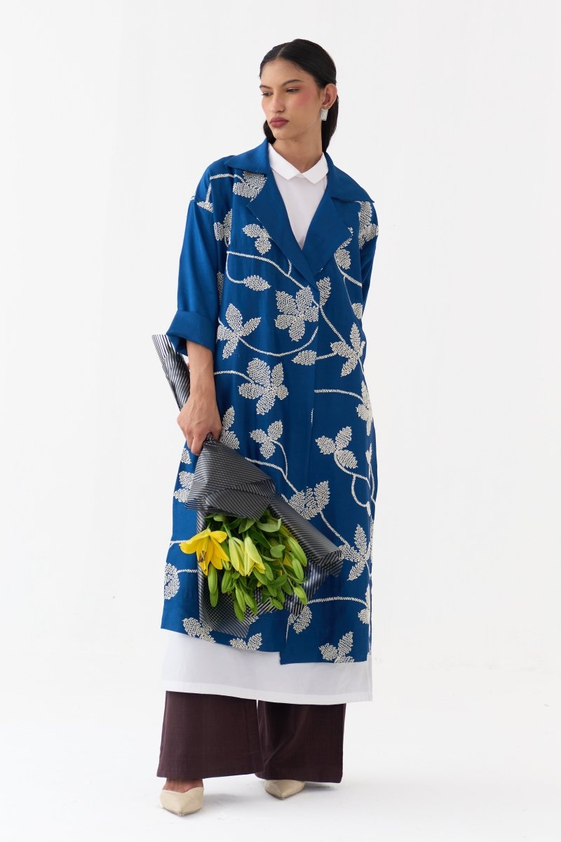 Floral All Over Emb. Overlay - Three Clothing