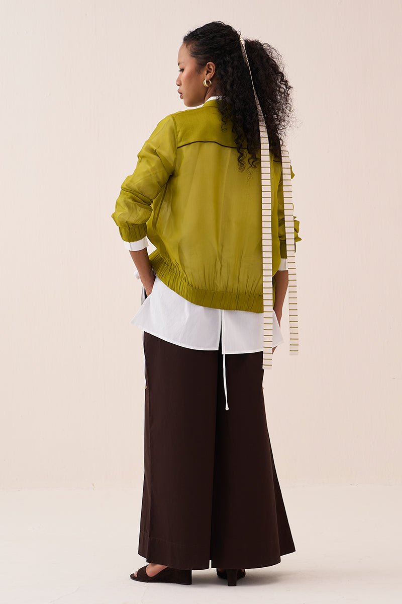 Floral Applique Bomber - Three Clothing