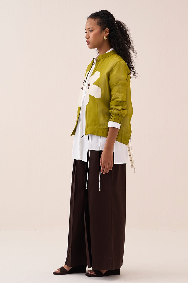 Floral Applique Bomber (Set Of 3) - Three Clothing