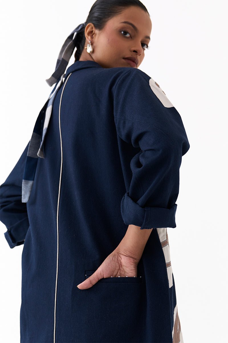 Floral Applique Jacket - Three Clothing