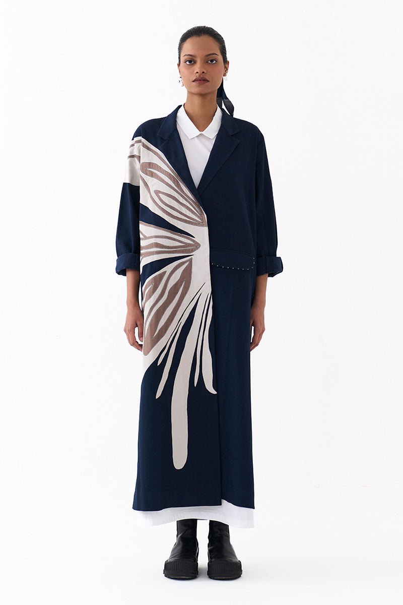 Floral Applique Jacket Co - Ord (Set of 2) - Three Clothing