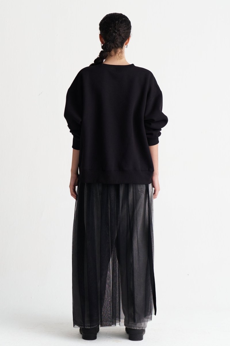 Floral Emb. Jumper - Three Clothing