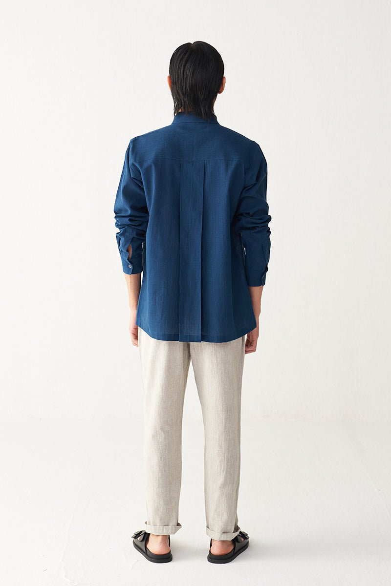 Floral Emb. Shirt - Three Clothing