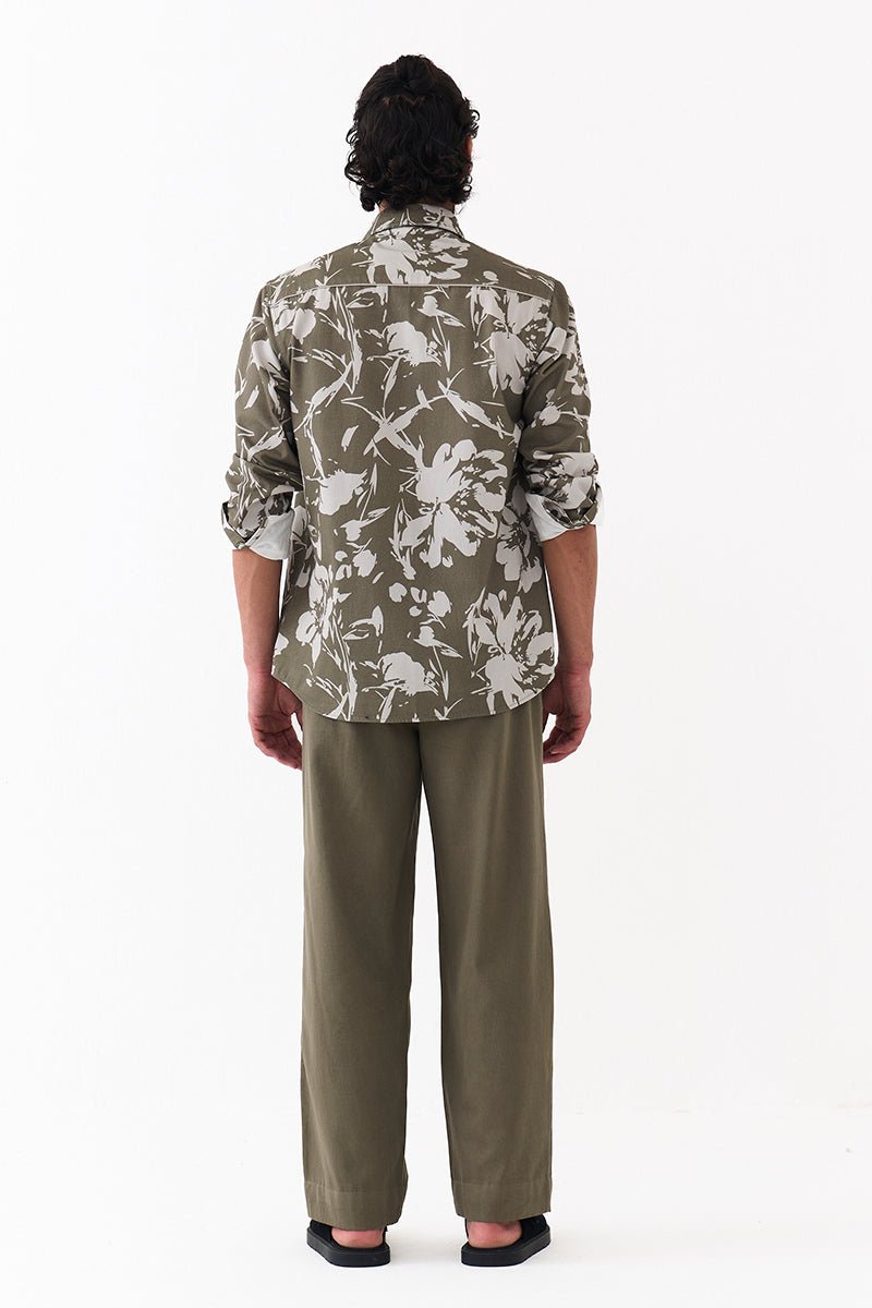 Floral Emb Shirt Co - Ord - Three Clothing