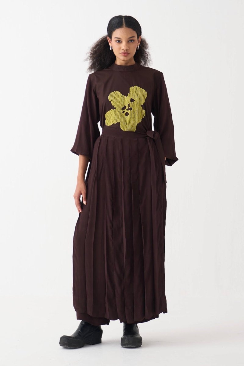 Floral Emb. Top - Three Clothing