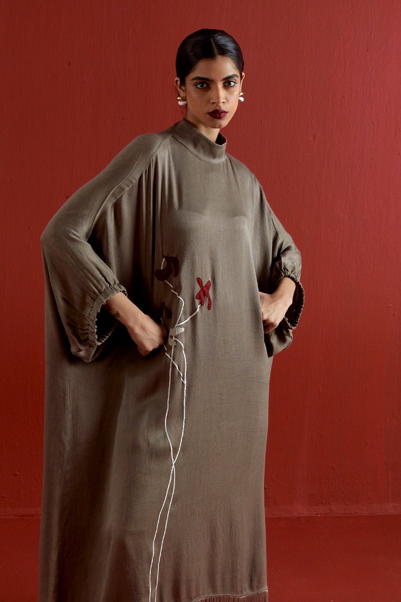 Floral Fringe Kaftan Co - Ord - Three Clothing
