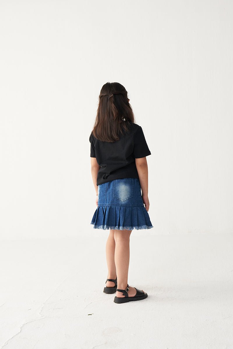 Floral Fringe T-Shirt - Three Clothing