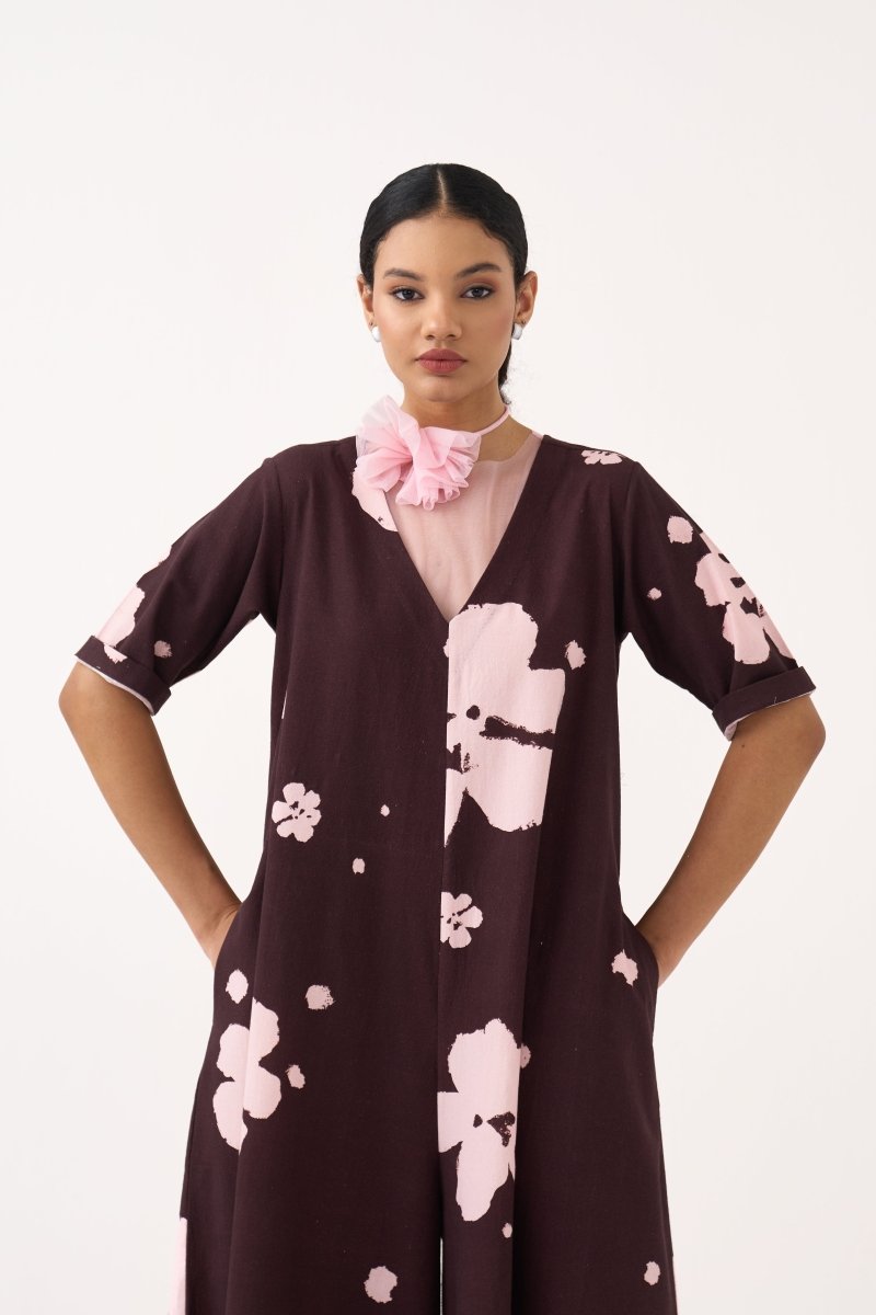 Floral Jumpsuit - Three Clothing