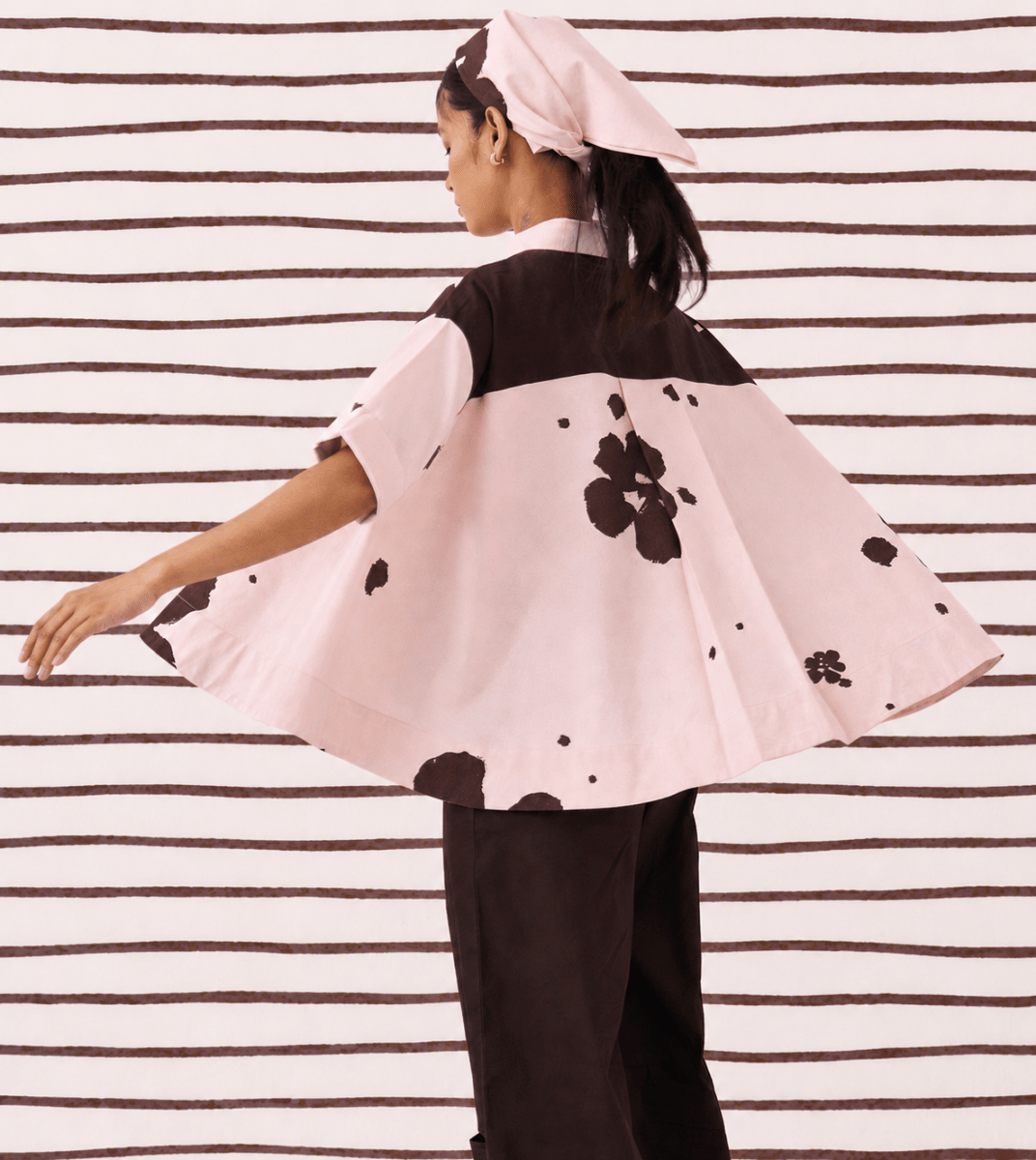 Floral Wide Hem Shirt Co - ord (Set of 2) - Three Clothing