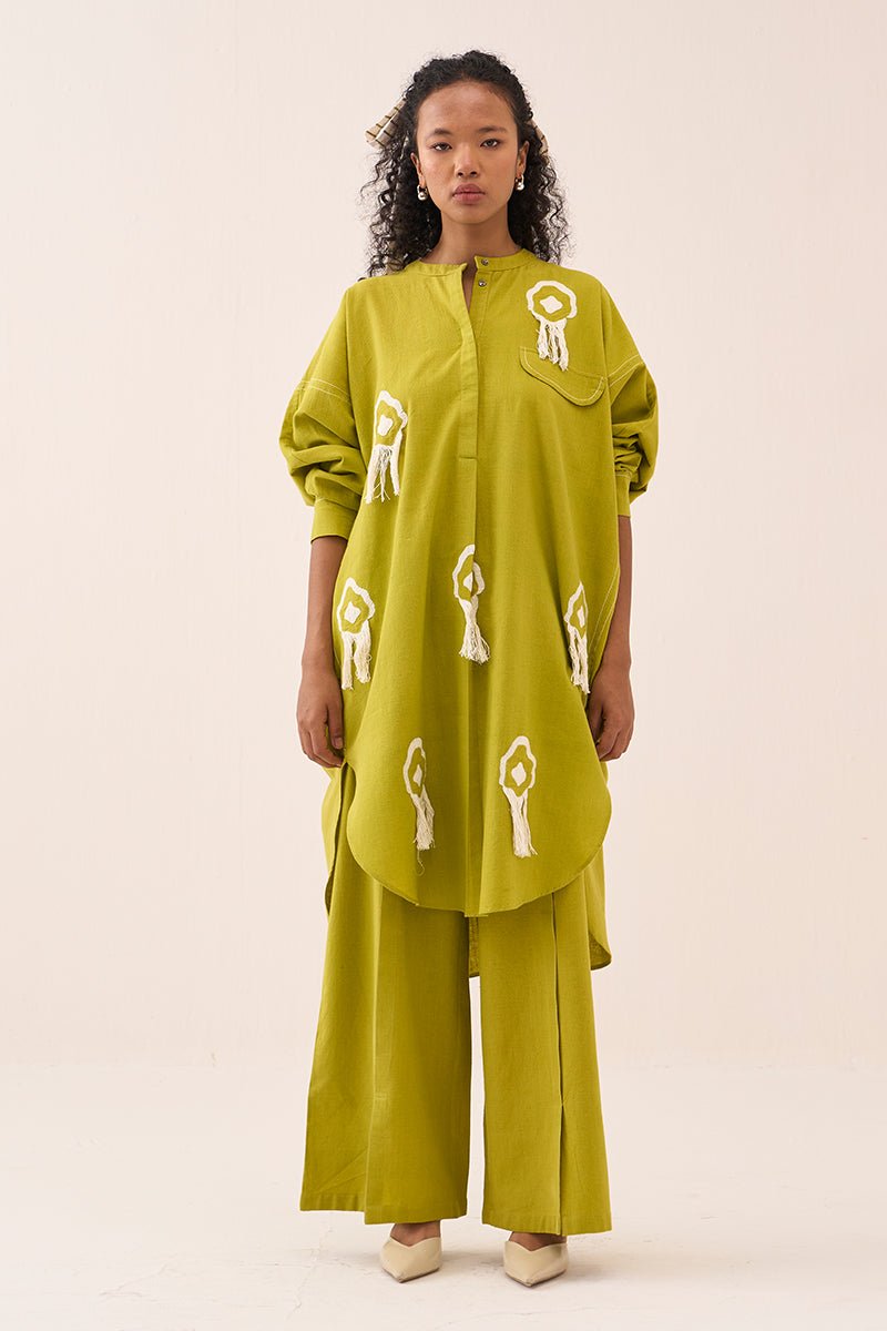 Fringe Bat Sleeve Shirt - Three Clothing