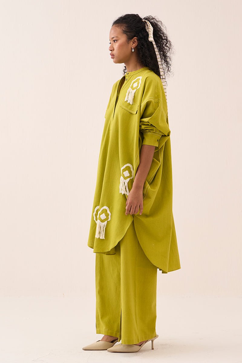 Fringe Bat Sleeve Shirt - Three Clothing