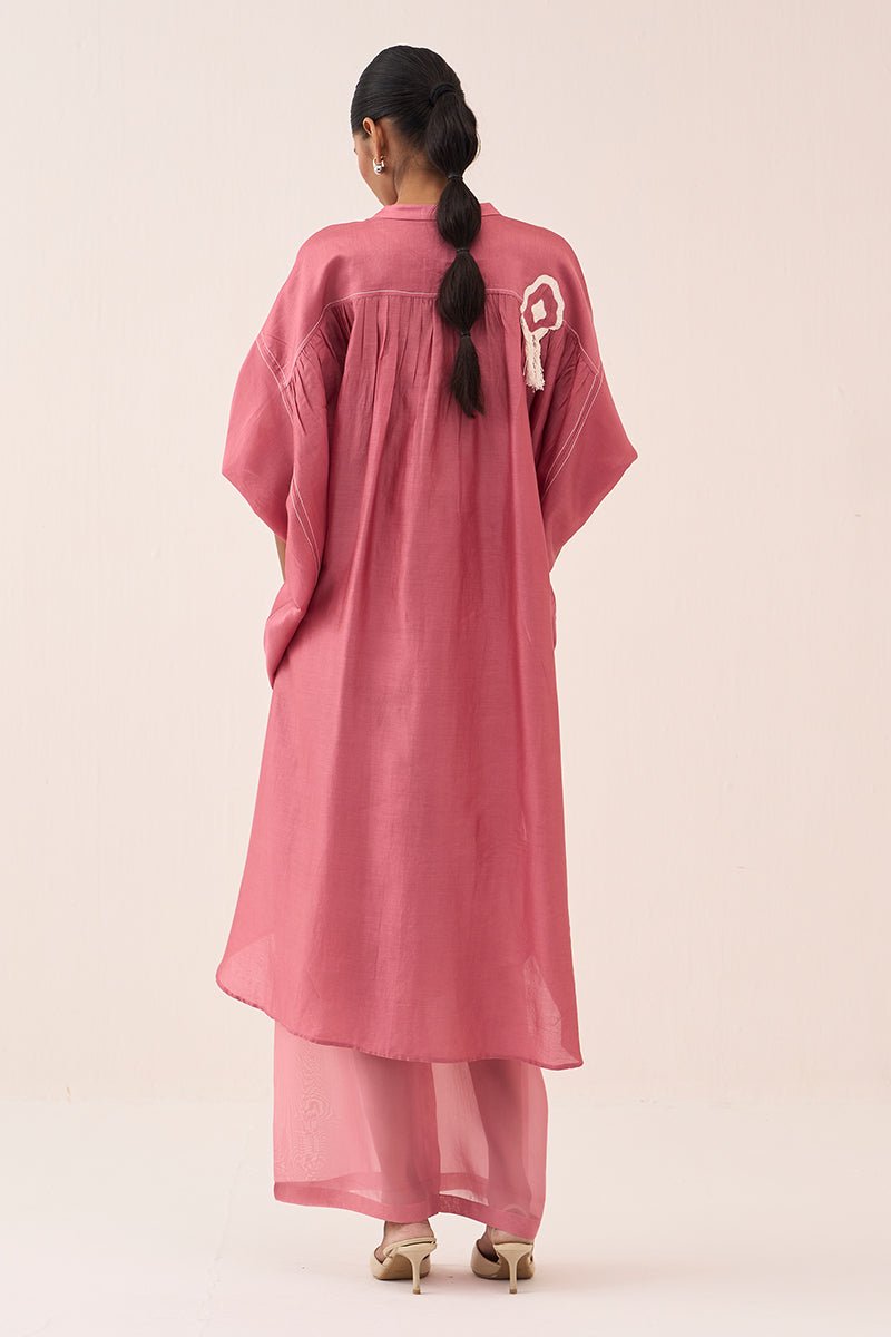 Fringe Bat Sleeve Shirt Co - Ord (Set Of 2) - Three Clothing