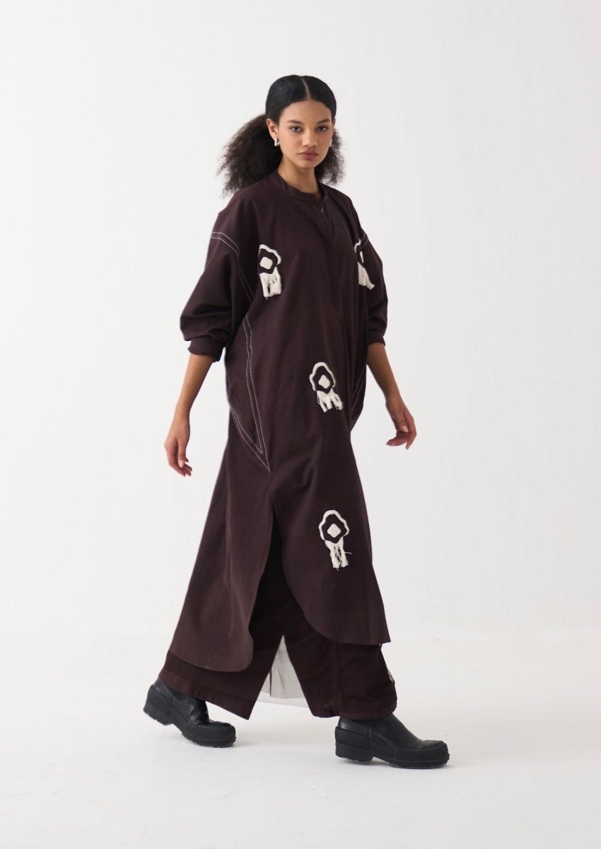 Fringe Bat Sleeve Shirt Co - ord (Set of 2) - Three Clothing