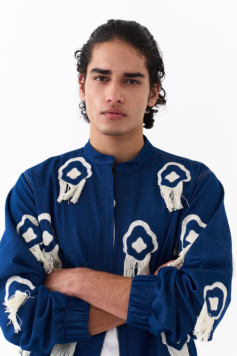 Fringe Bomber Jacket - Three Clothing