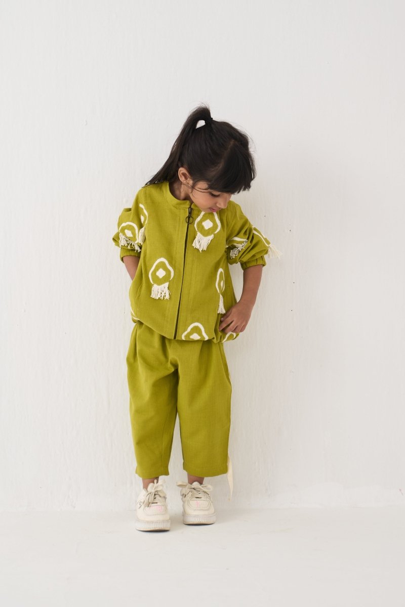 Fringe Bomber Jacket Co - ord (Set Of 2) - Three Clothing