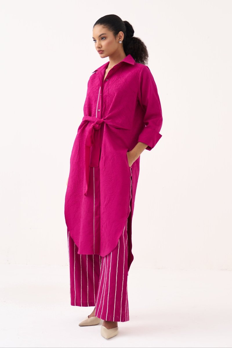 Front Knot Tunic - Three Clothing