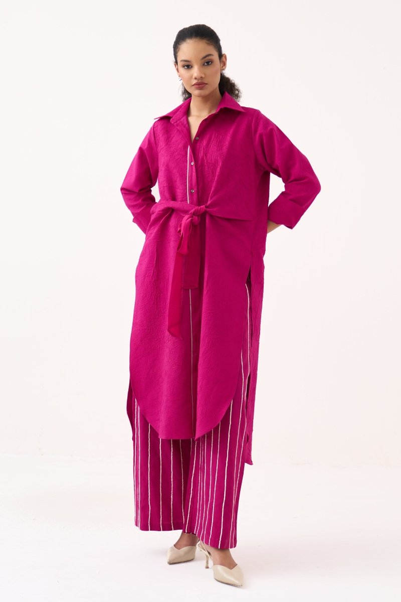Front Knot Tunic - Three Clothing