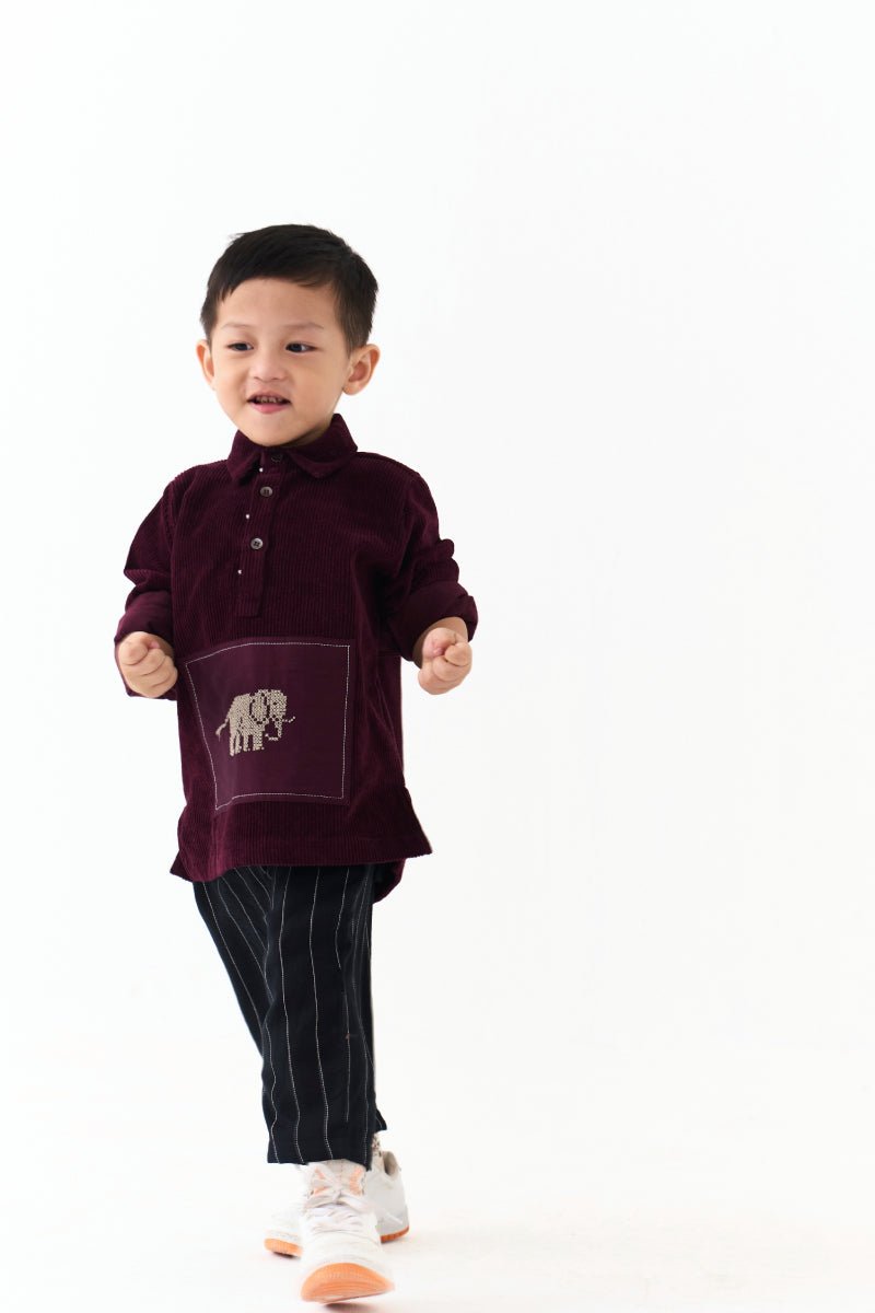 Front Patch Top - Three Clothing