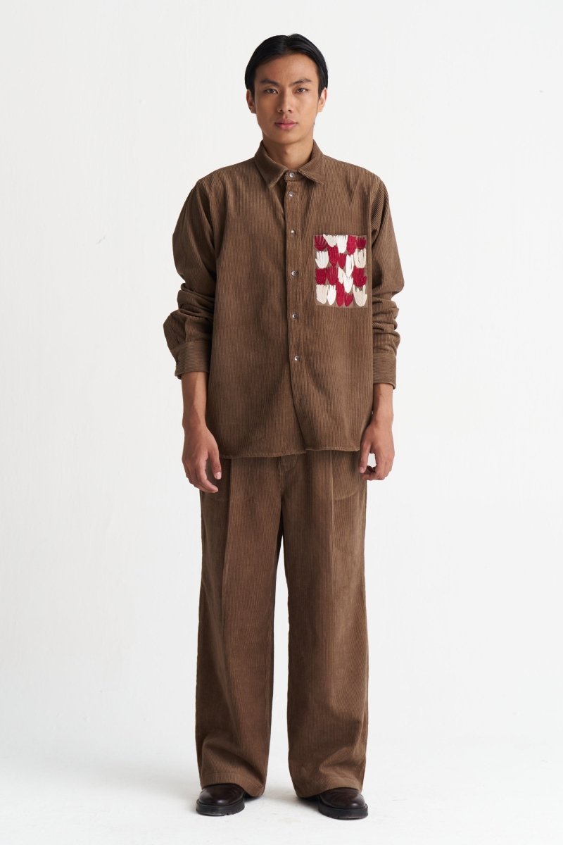 Front Pleat Bottom - Three Clothing