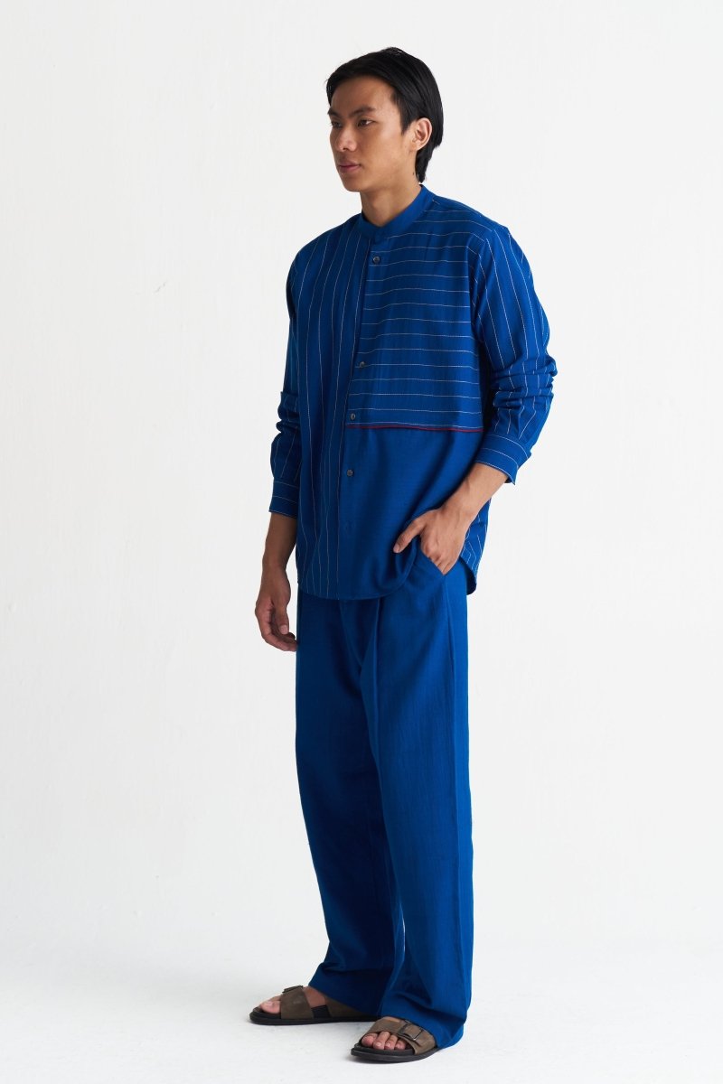 Front Pleat Bottom - Three Clothing