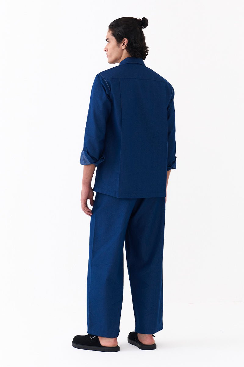 Front Pleat Bottom - Three Clothing