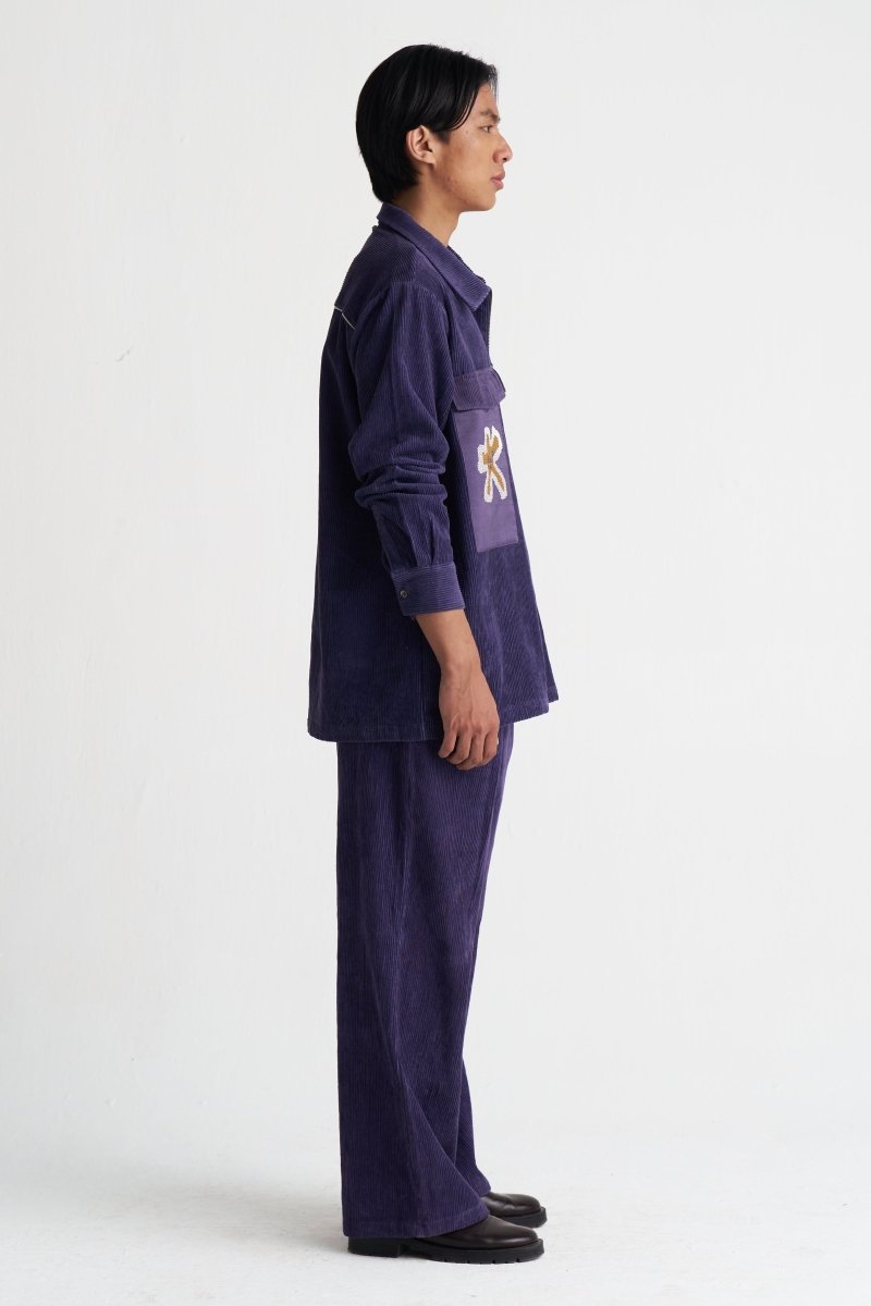 Front Pleat Bottom - Three Clothing