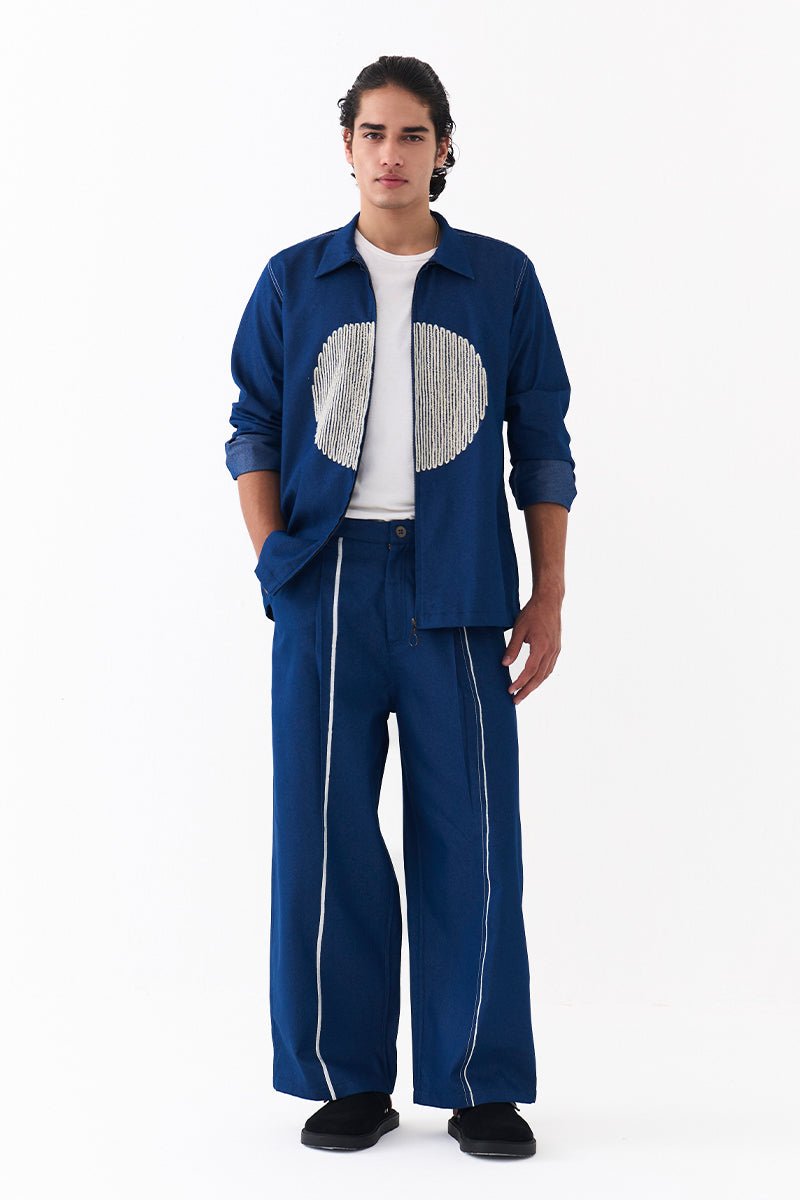 Front Pleat Bottom - Three Clothing