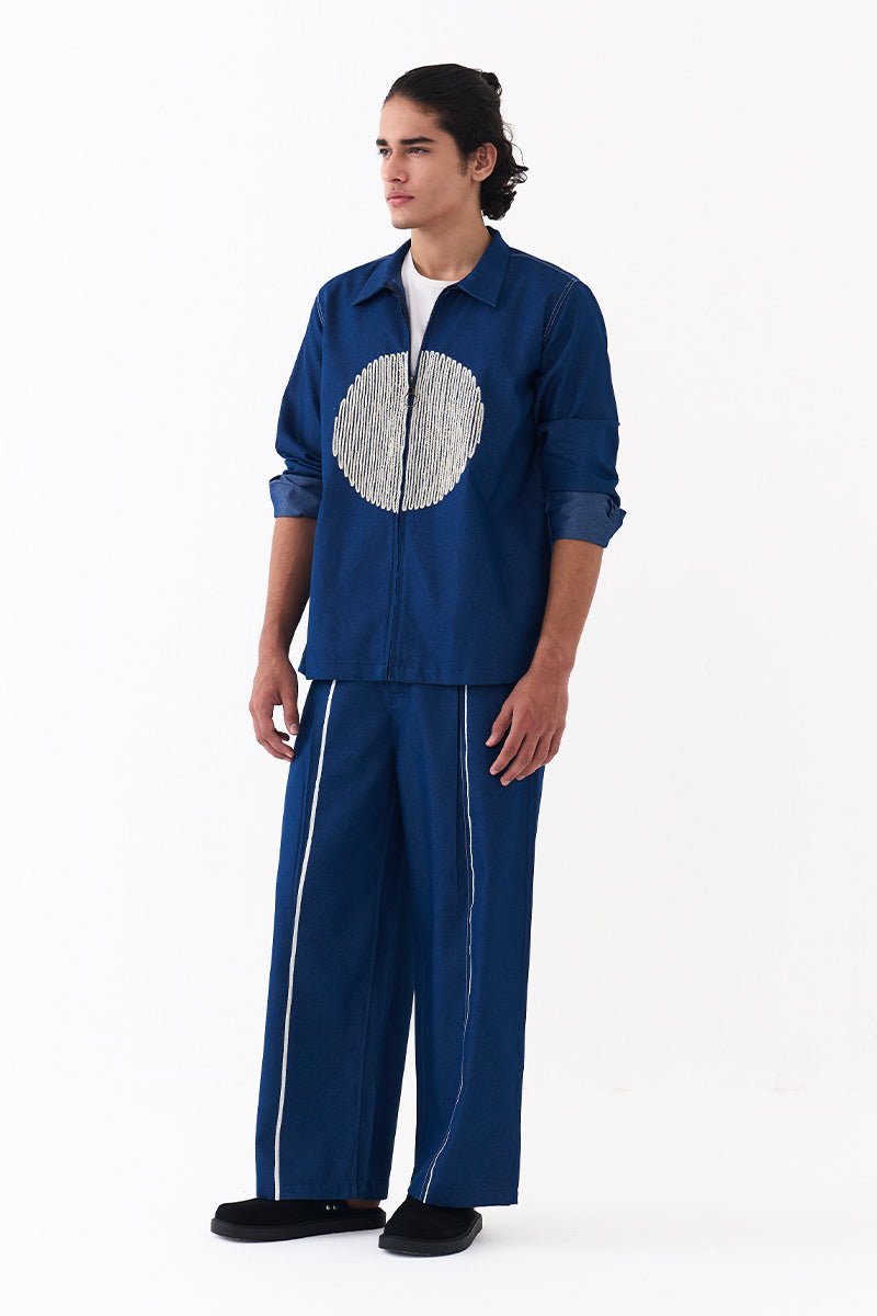 Front Pleat Bottom - Three Clothing