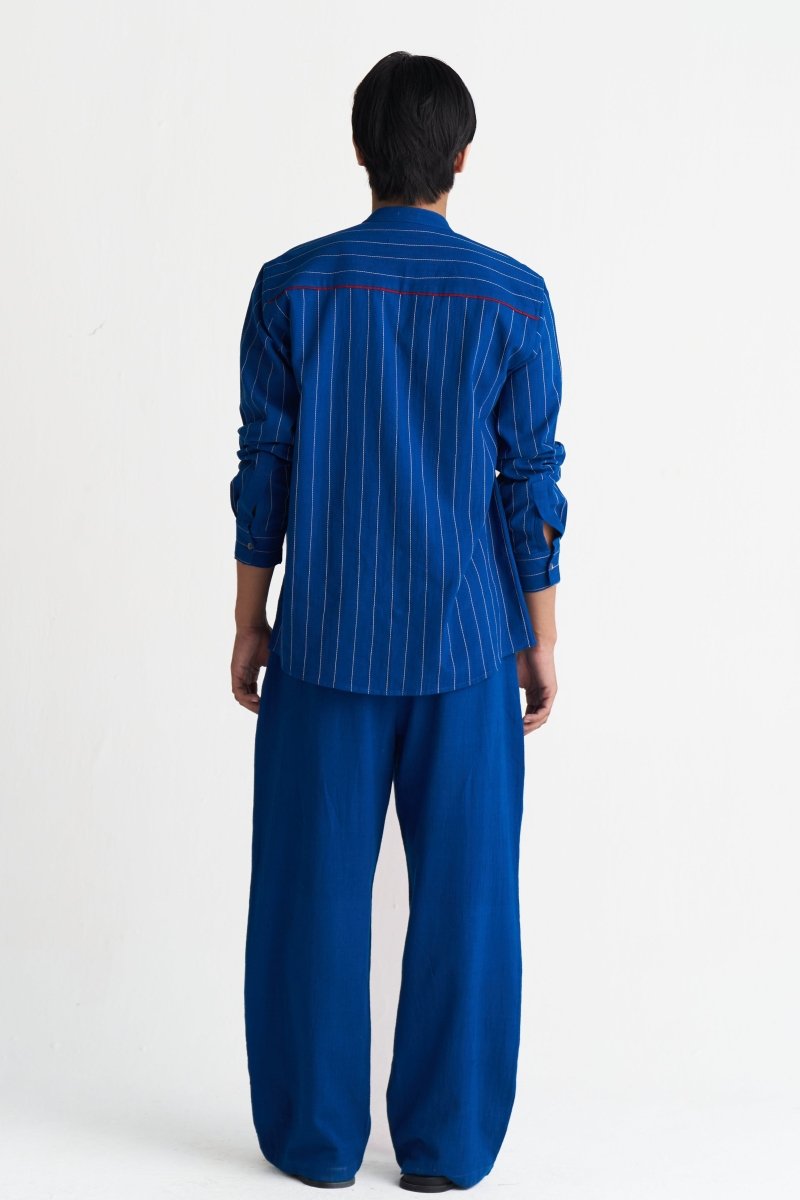 Front Pleat Bottom - Three Clothing