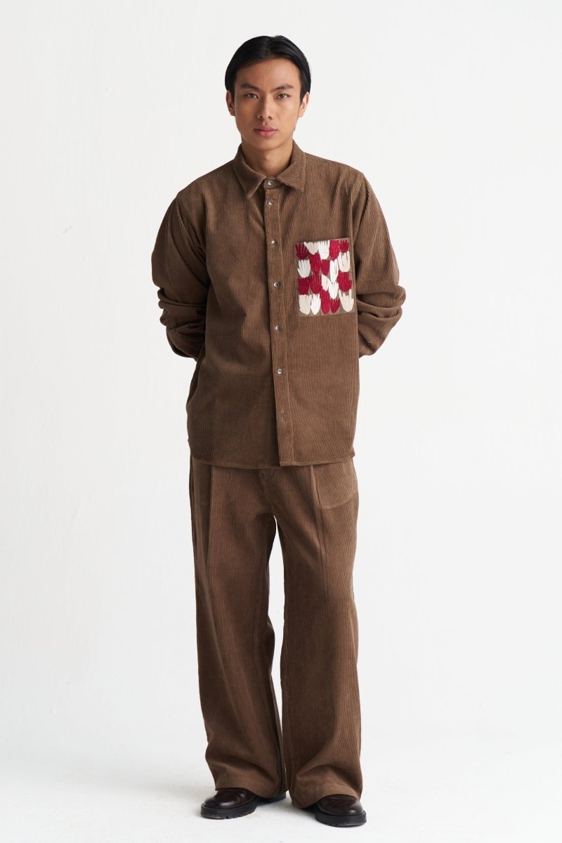 Front Pleat Bottom - Three Clothing