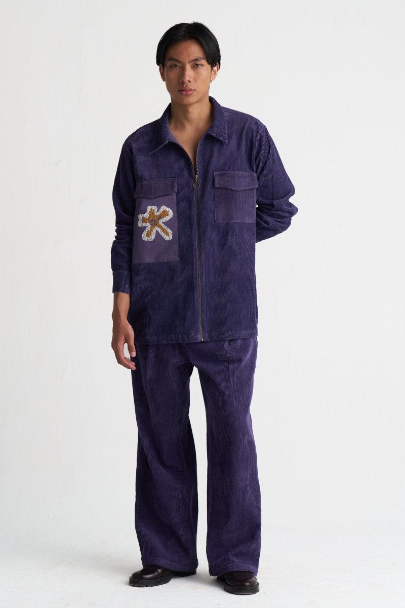 Front Pleat Bottom - Three Clothing