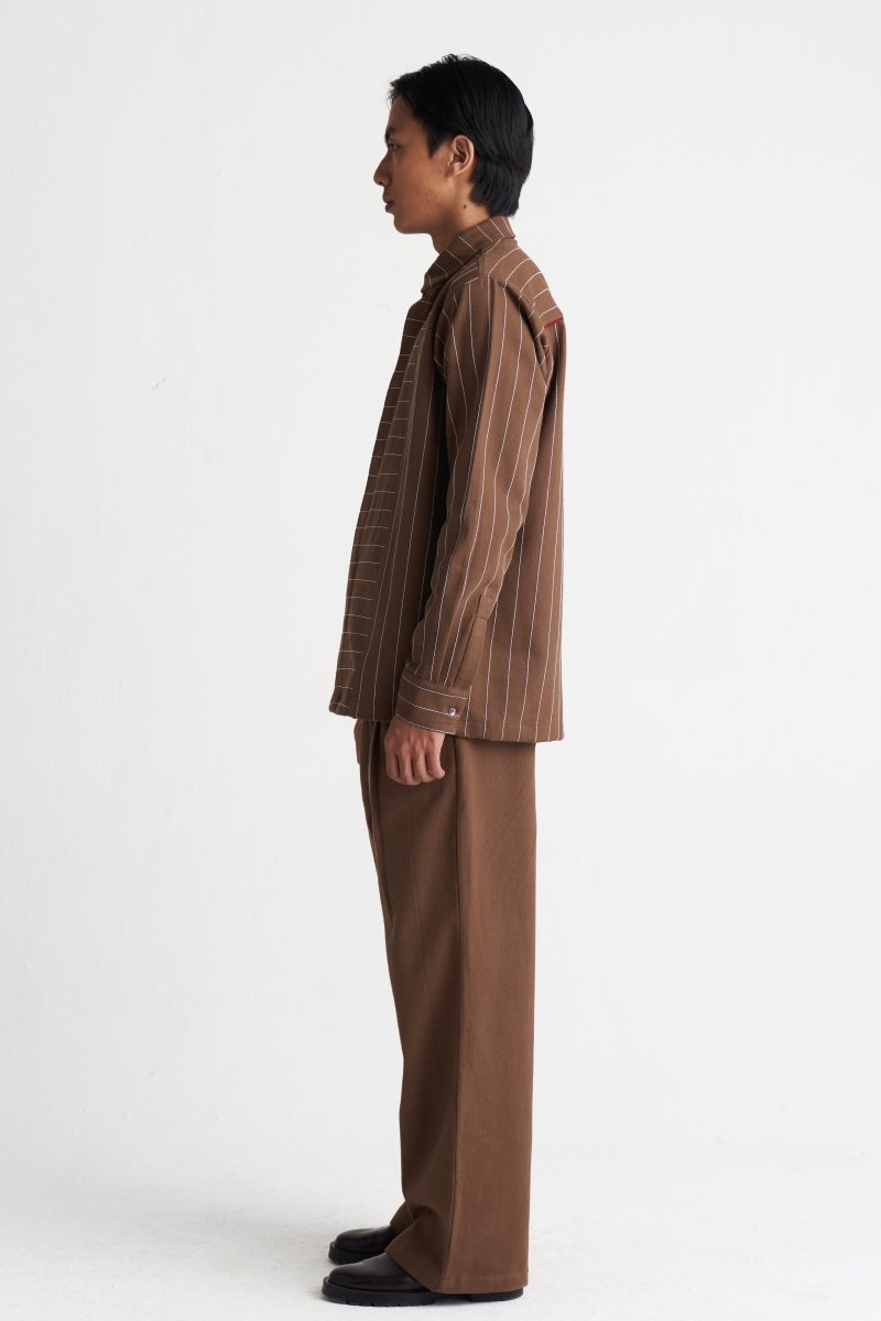 Front Pleat Bottom - Three Clothing