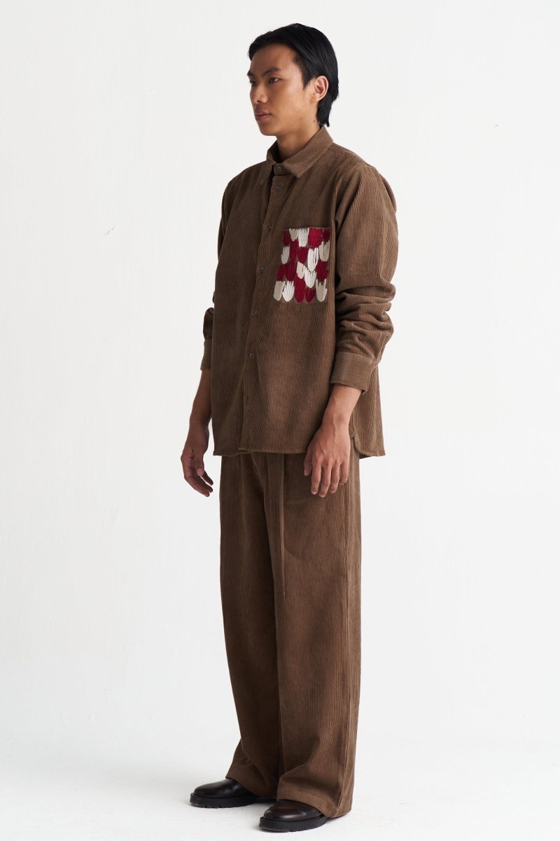 Front Pleat Bottom - Three Clothing