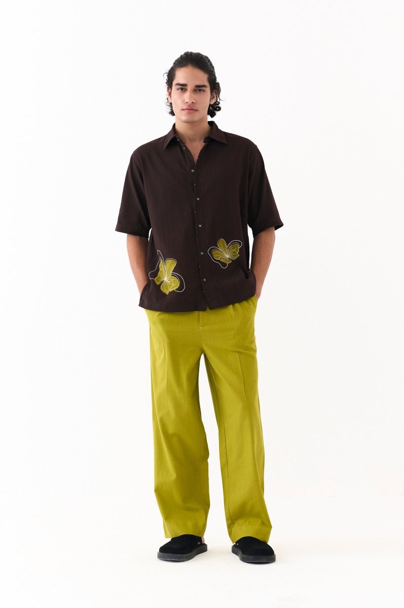 Front Pleat Pant - Three Clothing