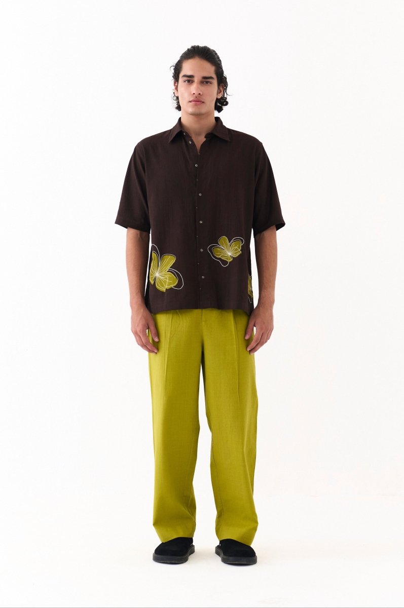 Front Pleat Pant - Three Clothing