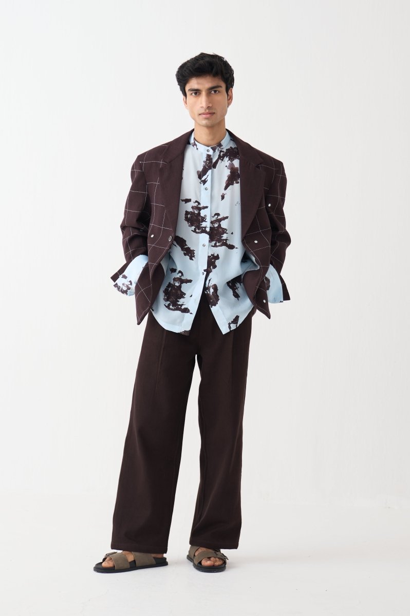 Front Pleat Pant - Three Clothing