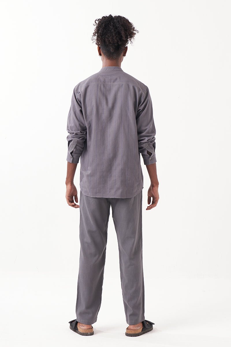 Front Pleated Pant - Three Clothing