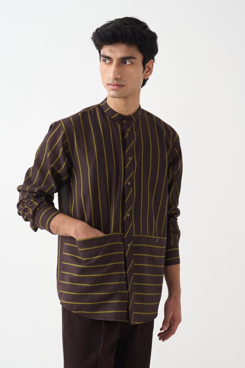 Front Pocket Shirt - Three Clothing