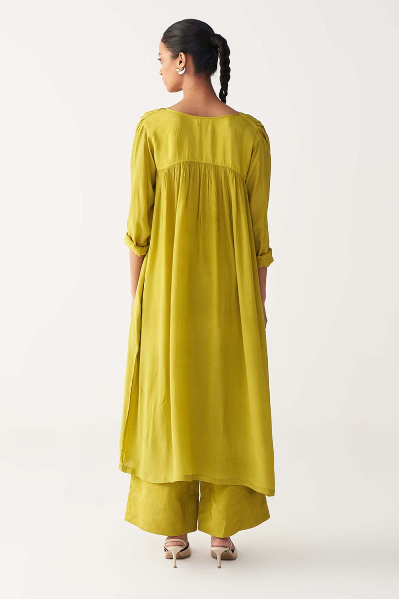 Gather Neck Dress Co - Ord - Three Clothing