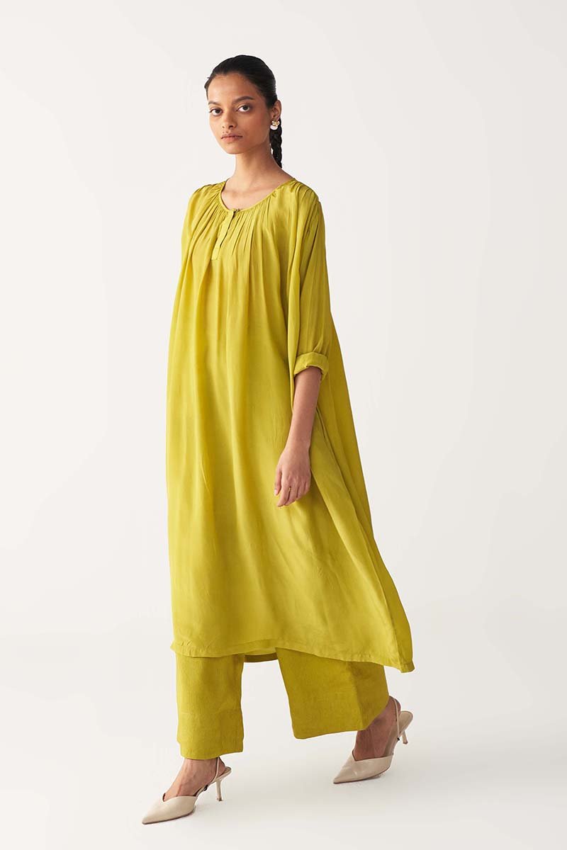 Gather Neck Dress Co - Ord - Three Clothing