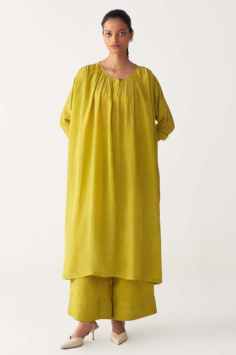 Gather Neck Dress Co - Ord - Three Clothing