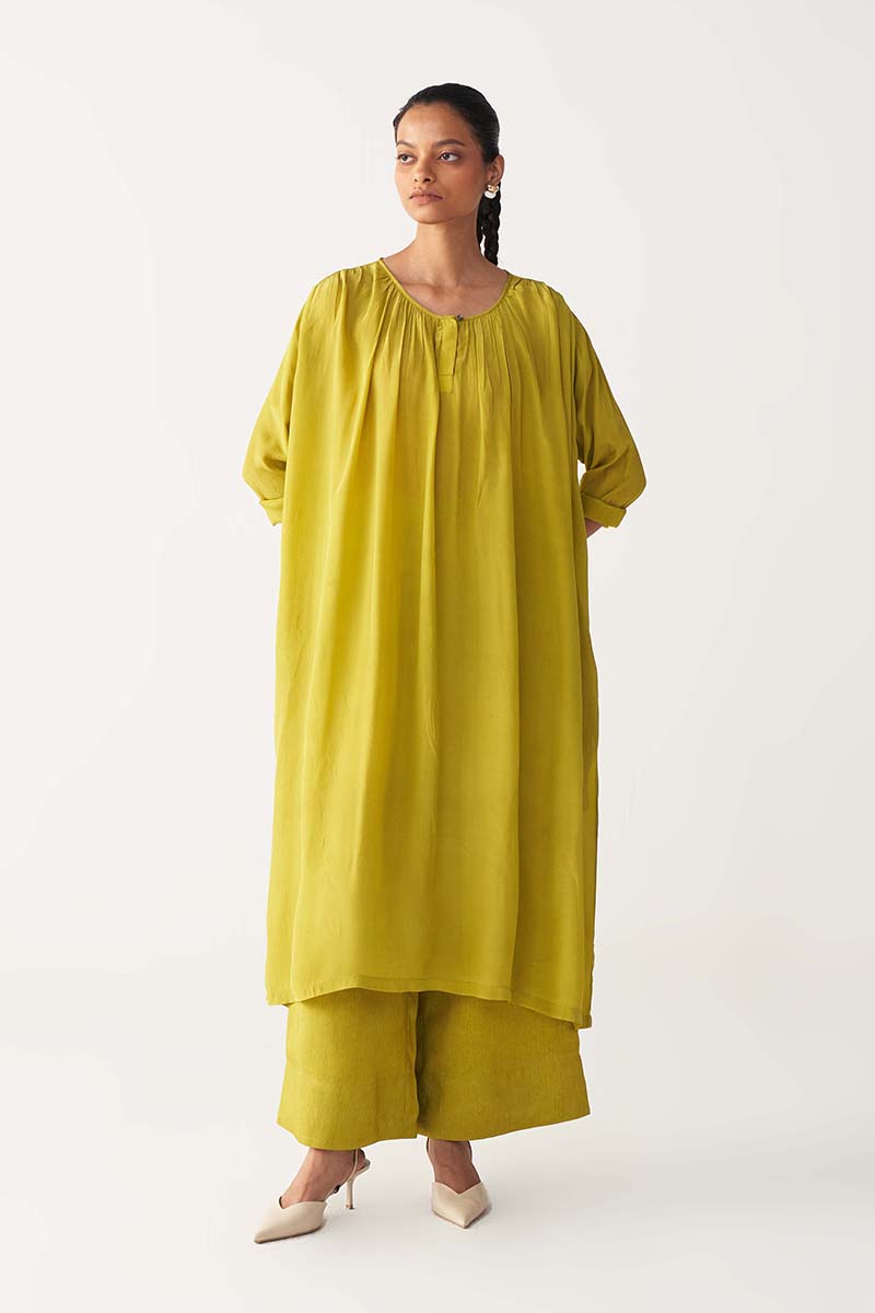 Gather Neck Dress Co - Ord - Three Clothing
