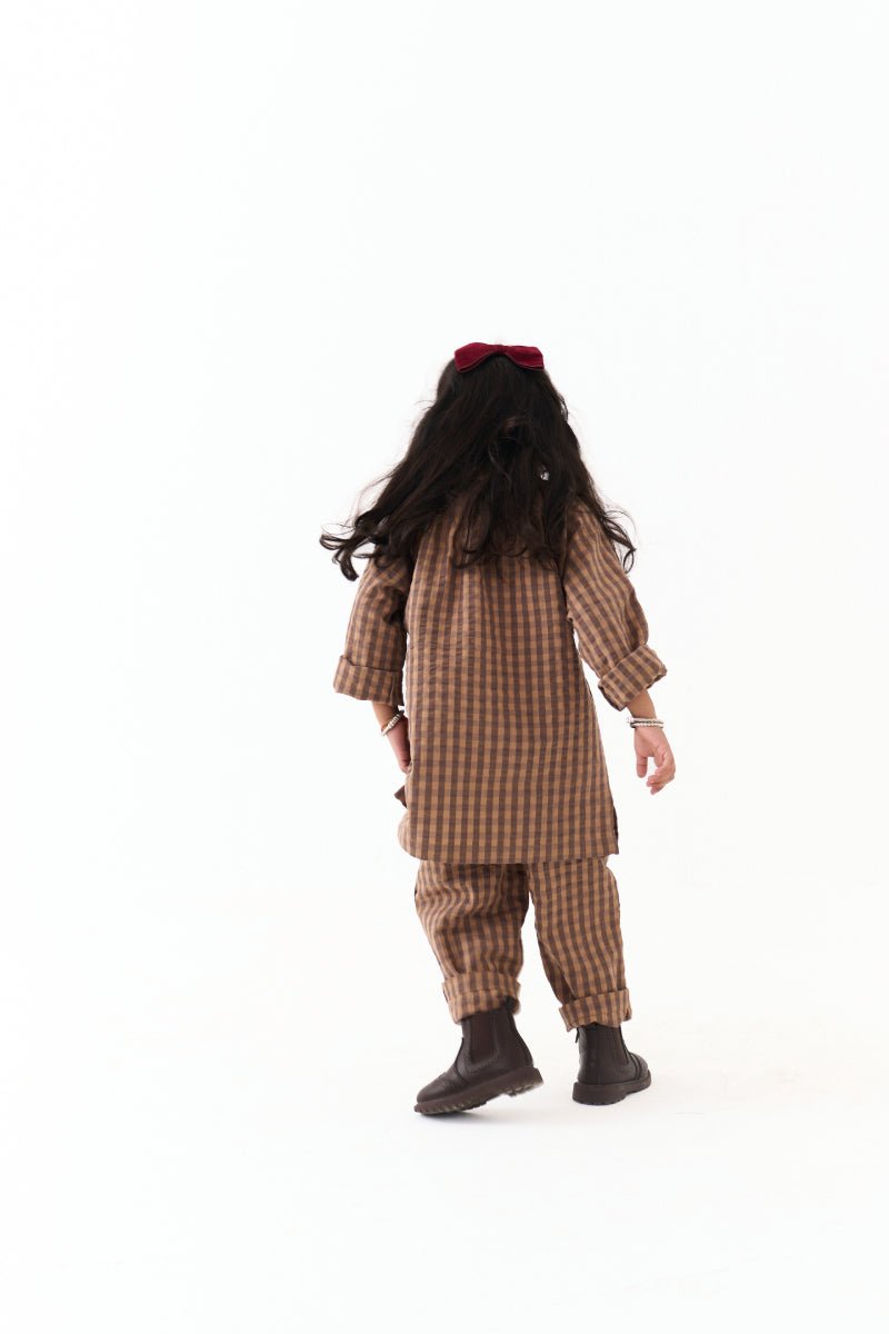 Gather Neck Shirt Co - Ord - Three Clothing